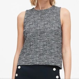NWT Banana Republic Tweed Shell Small